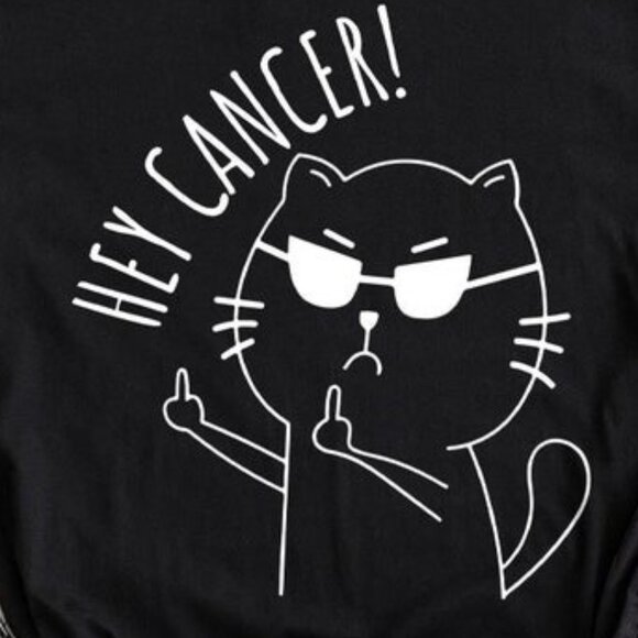 Hey Cancer Shirt, Cancer Warrior Shirt, Cancer Fighter Gift - Picture 2 of 3